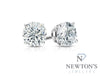 14kt White Gold Diamond Ear Studs (0.70ct Tw)