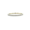 Estate 14kt White Gold Diamond Stackable Band