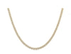 14kt Yellow Gold Double Row Diamond Necklace