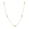 14kt Yellow Gold & Diamond Mariner Link Necklace