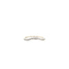 Estate 14kt White Gold Contour Ring