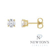 14kt Yellow Gold Diamond Ear Studs (0.90ct)