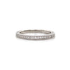 14kt White Gold Channel/Prong Set Diamond Band (0.20ct)