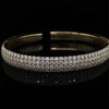 14kt Yellow Gold Diamond 4 Row Bangle (7.90ct)