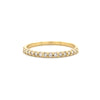 14kt Yellow Gold Diamond Stackable Ring (0.14ct)