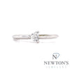 14kt White Gold Heart Cut Diamond Engagement Ring