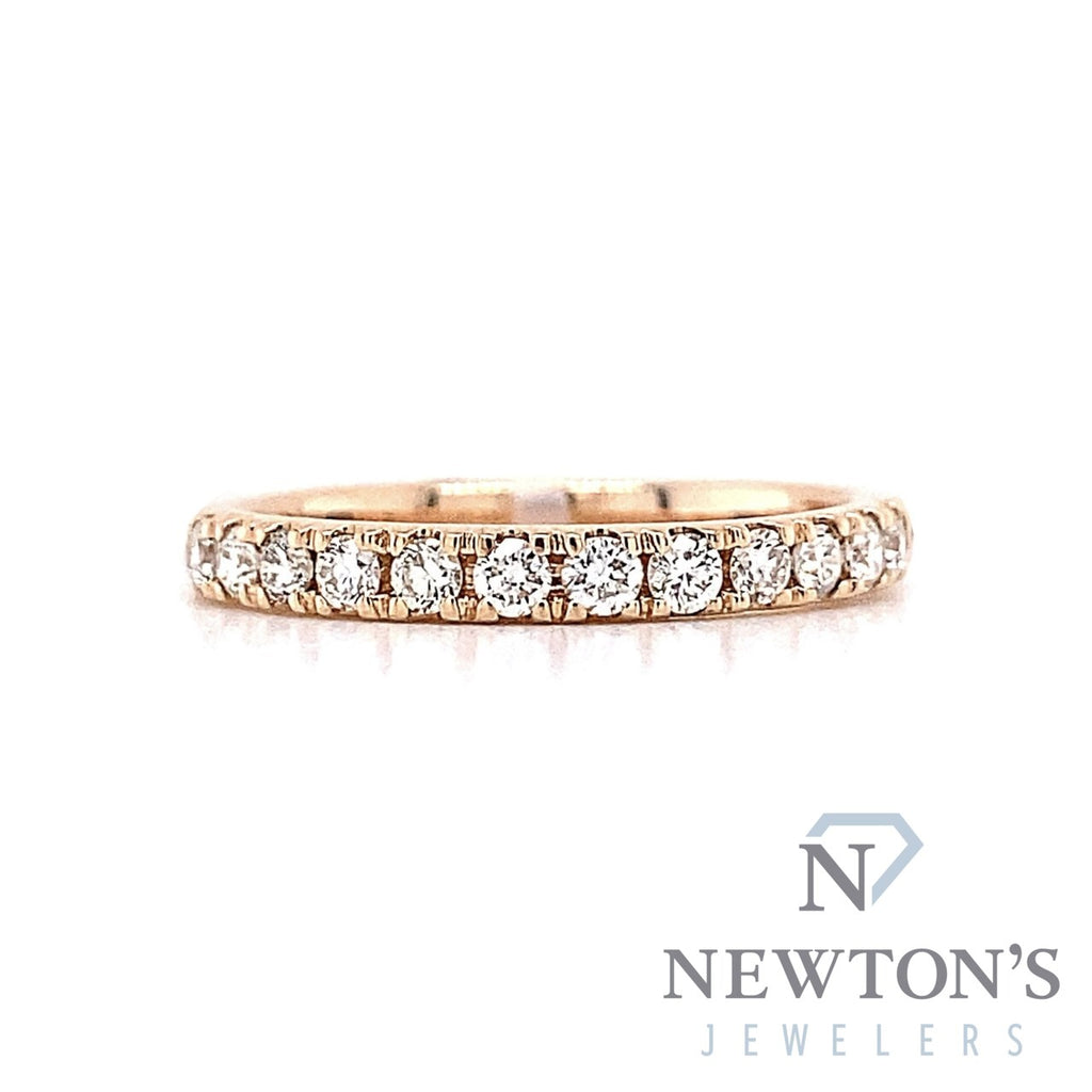 14kt Rose Gold Diamond Stackable Band (.19 ctw)