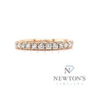 14kt Rose Gold Diamond Stackable Band (.19 ctw)