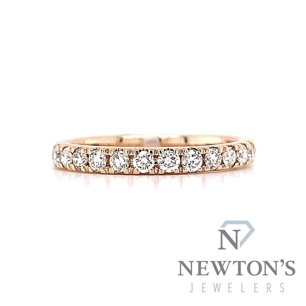 14kt Rose Gold Diamond Stackable Band (0.19 ctw)