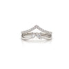 14kt White Gold Diamond Contour Ring