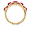 14kt Yellow Gold Ruby & Diamond Fashion Ring (0.50ct diamonds)