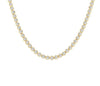 14kt Yellow Gold Diamond Eternity Tennis Necklace (5.00ct)