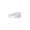 18kt White Gold Diamond Open Trio Fashion Ring