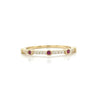 14kt Yellow Gold Ruby and Diamond Ring