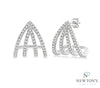 10kt White Gold Diamond Petite Claw Stud Earrings (0.33ct)