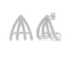 10kt White Gold Diamond Petite Claw Stud Earrings (0.33ct)