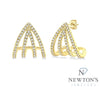 10kt Yellow Gold Diamond Petite Claw Stud Earrings (0.33ct)