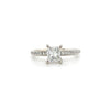 14kt White Gold Princess Cut Diamond Engagement Ring (0.91ct tw)