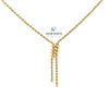 Estate 14kt Yellow Gold Rope Chain Lariat Necklace