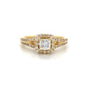 14kt Yellow Gold Diamond Engagement Ring