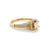 14kt Yellow Gold Diamond Engagement Ring