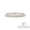 14kt White Gold Diamond Stackable Ring (0.16ct)