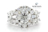 18kt White Gold Round Diamond Engagement Ring