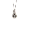 Estate 14kt White Gold Diamond Necklace