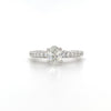 14kt White Gold Oval Diamond Engagement Ring (1.10ct)