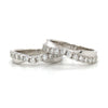 14kt White Gold Diamond V-Contour Band (0.54ct)