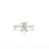 14kt White Gold 1.00ct Radiant Diamond Solitaire Engagement Ring