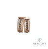 10kt Rose Gold Brown & White Diamond Earrings (0.50ct)