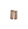 10kt Rose Gold Brown & White Diamond Earrings (0.50ct)