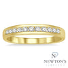 14kt Yellow Gold Channel Set Diamond Band (0.25ct)