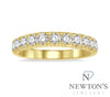 14kt Yellow Gold 11 Diamond Stackable Band (0.50ct)