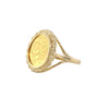 Estate 14kt Yellow Gold Coin Ring