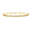 14kt Yellow Gold 7 Diamond Bangle Bracelet (0.40ct)