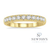 14kt Yellow Gold 11 Diamond Stackable Band (0.50ct)