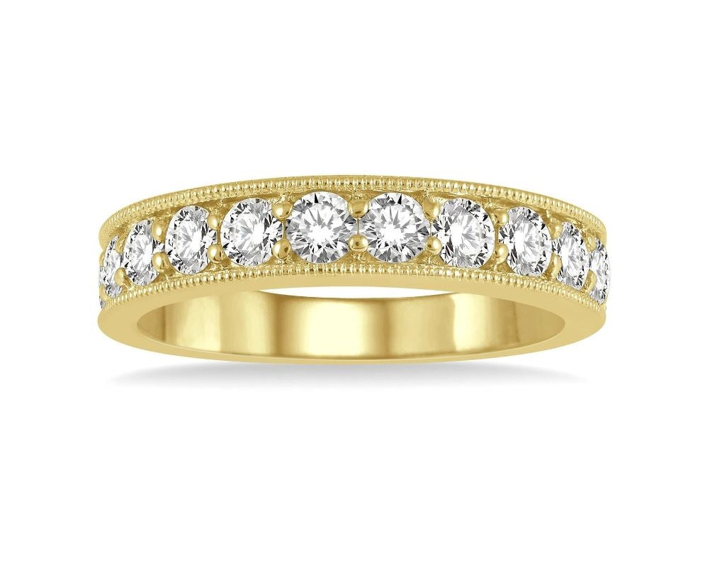 14kt Yellow Gold 11 Diamond Stackable (1.00ct)