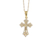 10kt Yellow Gold Diamond Cross Pendant (0.25ct)