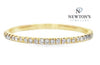 14kt Yellow Gold Diamond Stackable Band