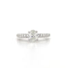 14kt White Gold Oval Diamond Engagement Ring (1.10ct)