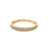 14kt Yellow Gold Diamond Stackable Band (0.23ct)