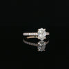 14kt Yellow Gold Oval Diamond Engagement Ring