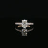 14kt Yellow Gold Oval Diamond Engagement Ring