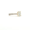 14kt Yellow Gold Oval Diamond Engagement Ring