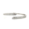 18kt White Gold Diamond Couture Bypass Bangle (3.00ct)