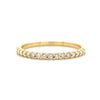 14kt Yellow Gold Diamond Stackable Ring (0.14ct)