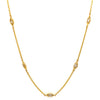 14kt Yellow Gold Diamonds By The Yard Necklace (1.00ct Tw)