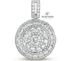 14kt White Gold Diamond Pendant